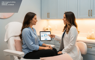 Medspa monthly membership consultation at Columbine Aesthetics Littleton CO